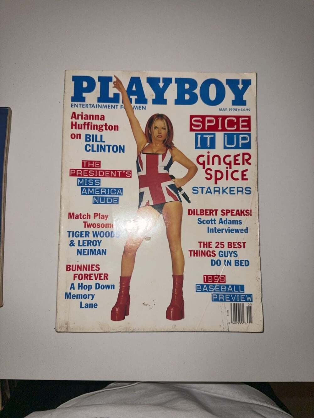 Playboy Magazine May 1998 Geri Halliwell Ginger Spice Cover